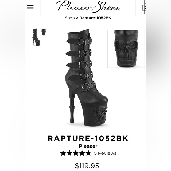 Pleaser Rapture Boot - Picture 1 of 1